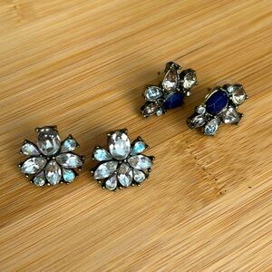 Antiqued Gold Tone Earrings